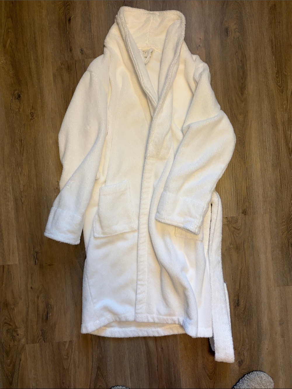 Adult Plush White Robe